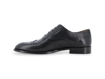 Melluso Stringata Pelle Nero - Dettaglio laterale U90632-257668