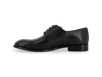 Melluso Stringata Pelle Nero - Dettaglio laterale U90882-256954