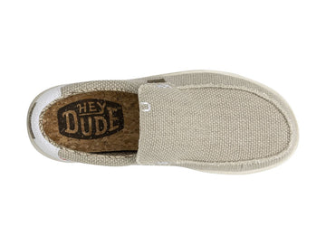 Hey Dude Mikka Braided Off White Slip On Men's