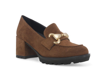Melluso Women's Suede Upper Winter Loafers