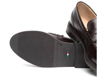 NeroGiardini Women's Loafers Manolete in Dark Brown