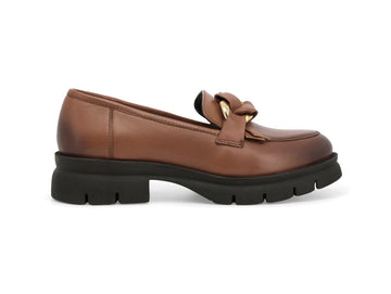Melluso Mocassino Casual Donna Cuoio in Pelle con Carrarmato 034340Z-252180