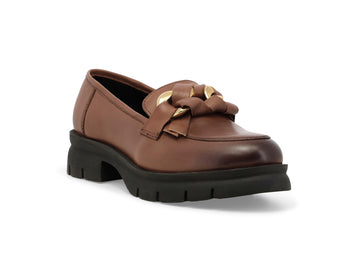 Melluso Mocassino Casual Donna Cuoio in Pelle con Carrarmato