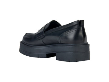 Geox Spherica Winter Loafers Platform Sole Leather Upper