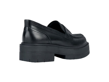 Geox Spherica Winter Loafers Platform Sole Leather Upper