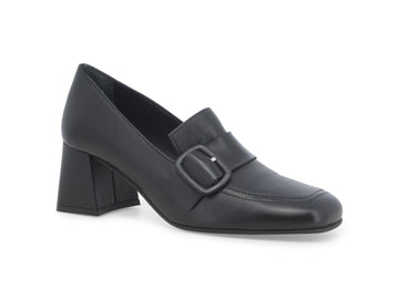 Melluso Women's Loafers Made in Italy with Buckle Leather Upper