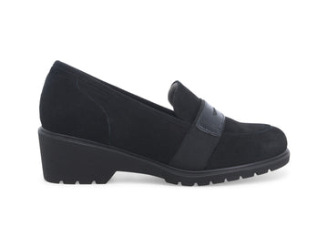Melluso Mocassini Comodi Fascetta Elastico Tomaia Camoscio Nero R35740D-230104