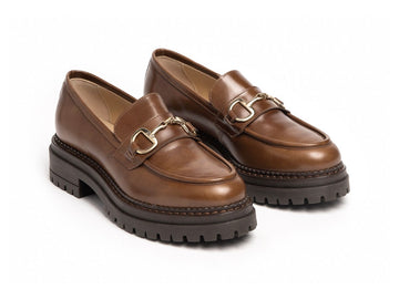 Nero Giardini Women's Winter Loafers Leather Upper