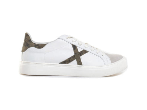 Munich Rete 96 Scarpe Casual Uomo Primavera Estate in Pelle Bianca 8080096