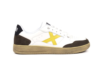 Munich Sneakers Uomo Legit 118 Bianco e Marrone 890118