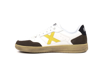 Munich Legit Men's Sneakers in White and Brown