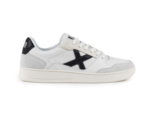 Munich Stb Legit Italy 91 Uomo Sneaker Casual Rétro Pelle Camoscio bianco