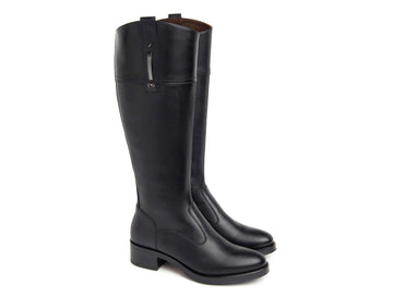 NeroGiardini Classic Boots Low Heel Smooth Leather Upper