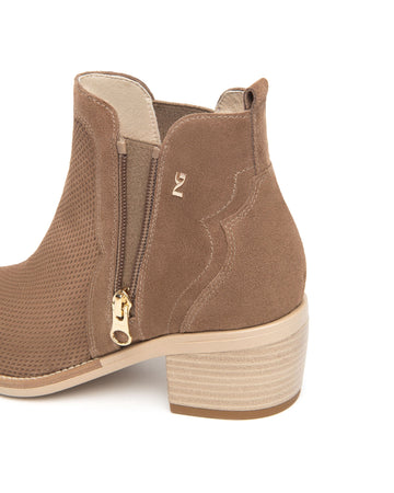 NeroGiardini Women's Mou Suede Ankle Boot Spring Summer