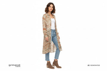 Outfit Boho Tronchetti Zip - AI-Generated Model