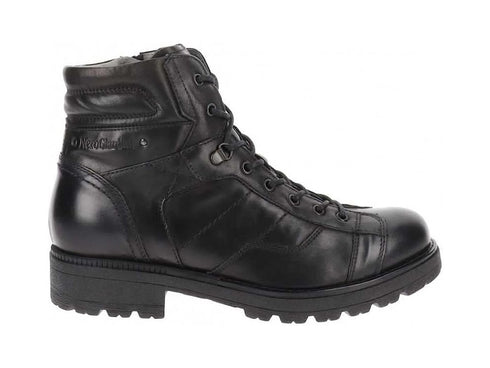 NeroGiardini winter boots with laces and zip in leather