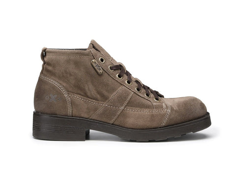 OXS Scarponcino Uomo Frank Casual in Camoscio Marrone Almond 3602