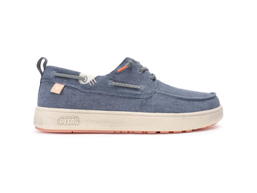 Pitas Maui Flax Scarpa Uomo Primavera Estate Tessuto Leggero Maui Flax Azzurro