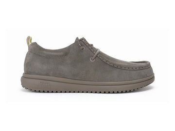 Pitas Texas Wallabi Tortora Uomo Camoscio Idrorepellente