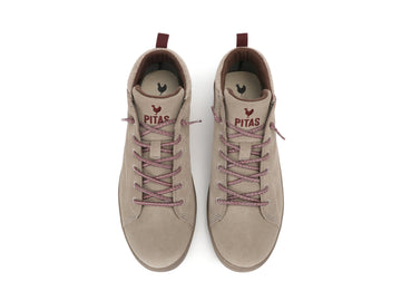Pitas Austin Beige Polacchino Uomo A/I Scamosciato Water-Resistant