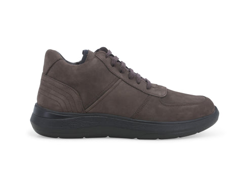 Melluso Uomo Scarpe Mid Lacci e Zip Tomaia Camoscio U55352W-238413
