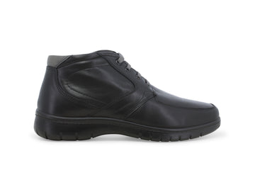 Melluso Uomo Polacchino Comfort Stringato in Pelle Liscia Nera U17125W-242210