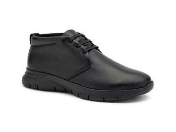 Frau Men's Mid Lace-up Ankle Boots XL Sole Leather Upper
