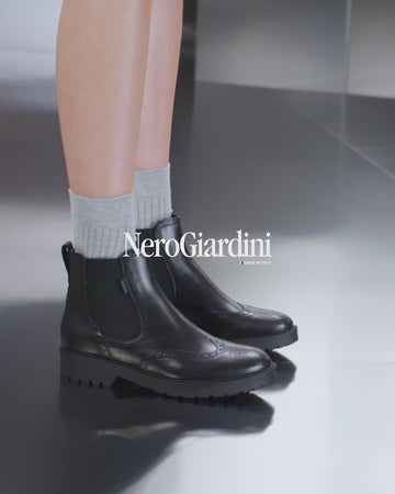 Nero Giardini Women's Winter Boots Chelsea Upper Leather