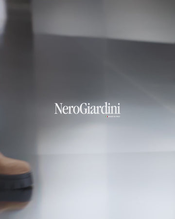 Nero Giardini Anfibio Suola Platform Zeppa Tomaia Camoscio