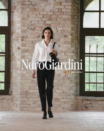 NeroGiardini Women's Loafers in Black Leather
