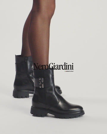 Nero Giardini Winter Boots Medium Heel Leather Upper