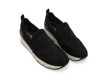 Melluso Slip-on Donna in Camoscio Stretch con Dettaglio Animalier