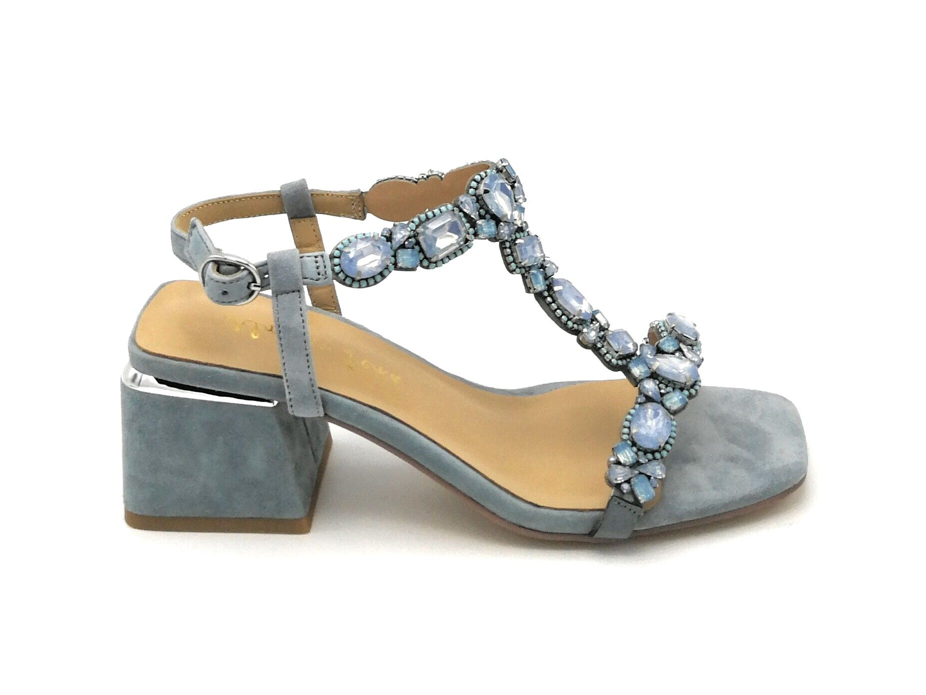 Zeppa Eleganti Decollete Blu Eleganti Zeppa Scarpe Blu Tacco Medio