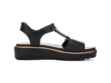 Ara Sandalo Donna Bilbao Pelle Nera HighSoft con Zeppa 33515-01G