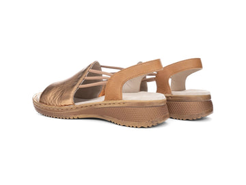 Ara Hawai 2.0 Women's Sandal in Metallic Leather with Elastic