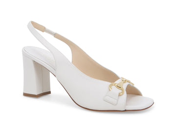 Melluso Elegant Sandals with Gold Horsebit Leather upper