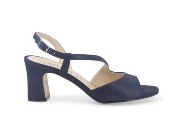 Melluso Donna Sandali Estivi Comodi Eleganti in Camoscio Blu S211-235288