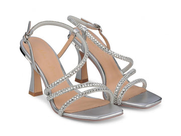 Alma en Pena Elegant Summer Ceremony Sandals with Rhinestones