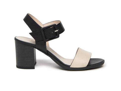 NeroGiardini Sandali Made in Italy Tomaia bicolore in Pelle Bicolore E318654D-702