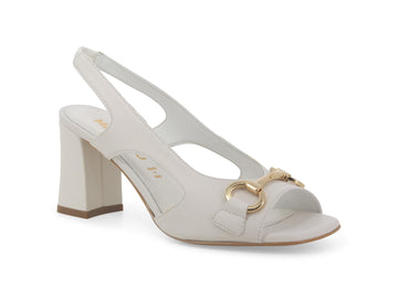 Melluso Summer Sandals with Gold Clamp Leather Upper