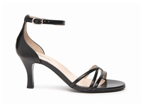 NeroGiardini Sandali Eleganti Tacco medio tomaia Pelle Nera E218410DE