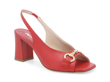 Melluso Elegant High Heel Sandals Leather Upper