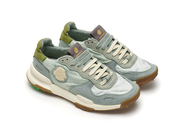 Satorisan Women's Chacrona Shoes in Milky Jade Upper Linen