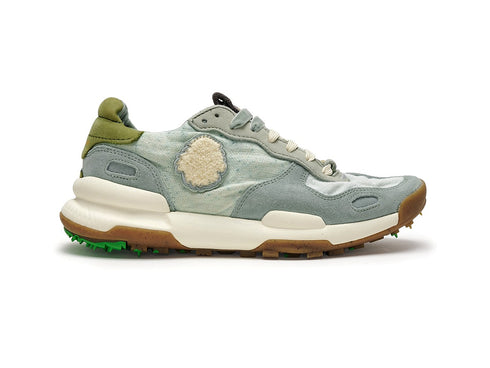 Satorisan Donna Scarpe Chacrona in Lino Milky Jade Azzurra