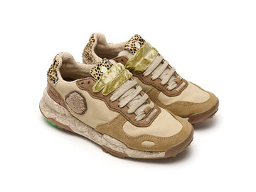 Satorisan Women's Chacrona Sneakers in Premium Driftwood Leather