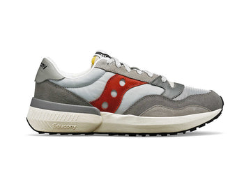 Saucony Jazz Originals Scarpe Uomo Next Camoscio Tessuto Grigio Rosso S70790-17