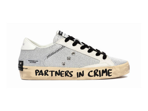 Crime London Sneaker Donna Distressed Metal Kiss Argento