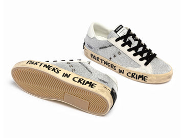 Crime London Sneaker Donna Distressed Metal Kiss Argento