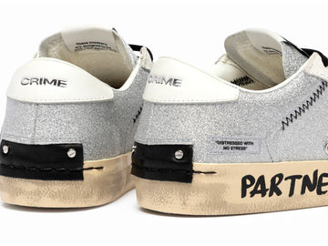 Crime London Sneaker Donna Distressed Metal Kiss Argento