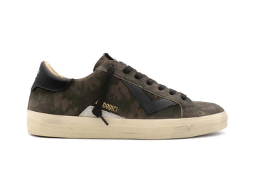 4B12 EVO Scarpe Casual Uomo in Pelle Mimetica Militare U04